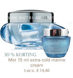 Cold cream marine 50ml met 15ml potje cadeau