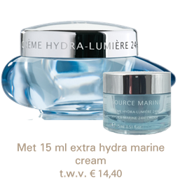 Hydra Marin 24h crème met 15ml extra crème cadeau