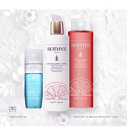 Sothys Reiniging 2x400ml + make-up remover cadeau