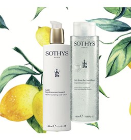 Sothys Hydra-nourishing bodymilk + douchgel Citron