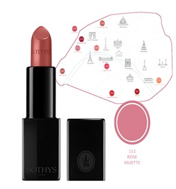 Sothys Lipstick 111 Rose Muette – Glossy Lipstick