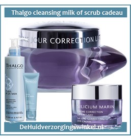 Silicium Dagcreme en oogcreme + milk of scrub kado