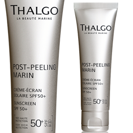 zonnecrème voor na peeling
